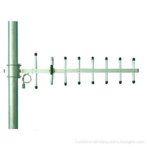 824 to 960MHz GSM/CDMA High-gain Yagi Directional Antenna for Outdoor, with Aluminum-alloy Frame